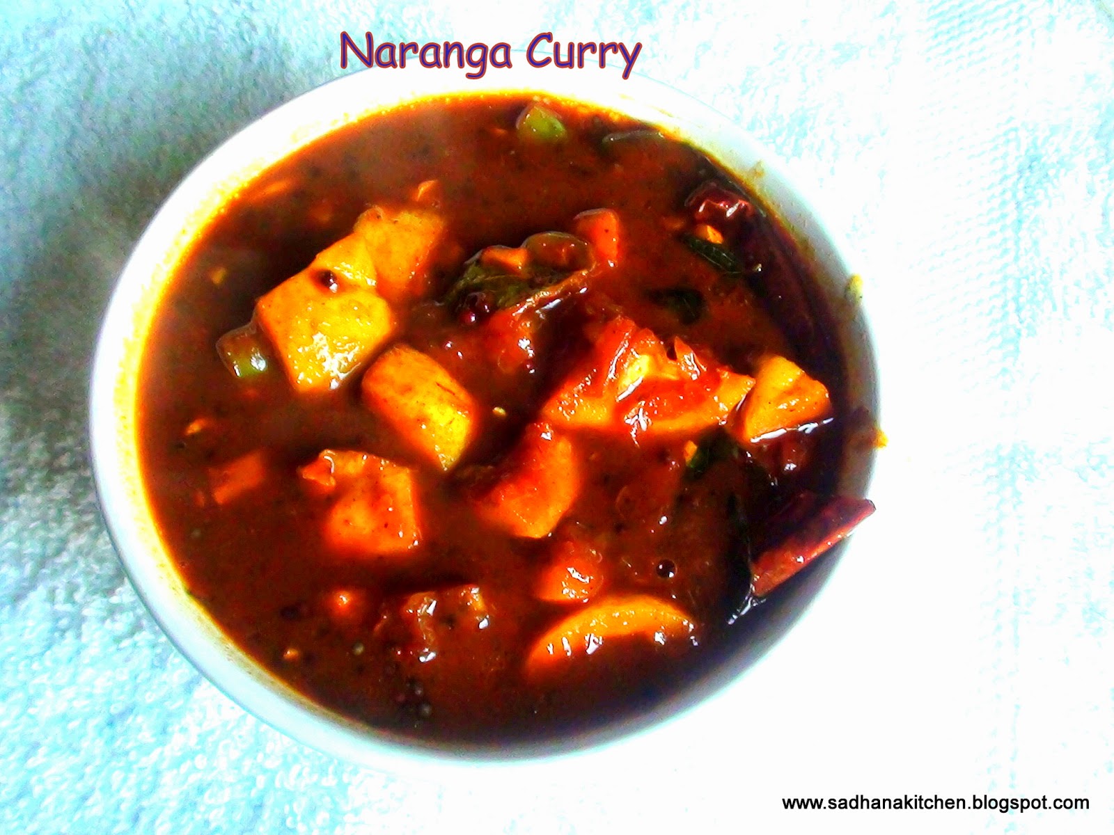439 Naranga Curry / Sweet and Tangy Lemon Curry