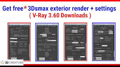 3ds max vray exterior render settings free download