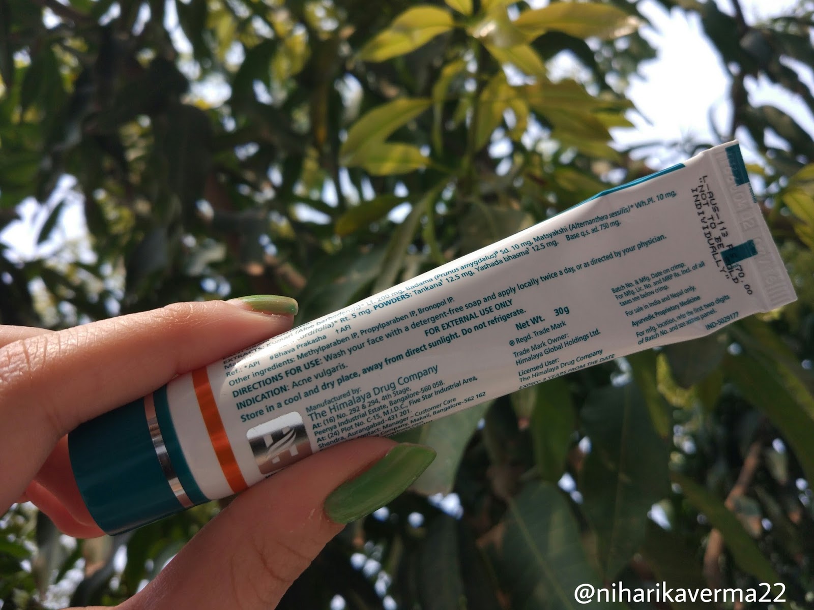 Himalaya Herbal Healthcare CLARINA AntiAcne Kit Review The Pink