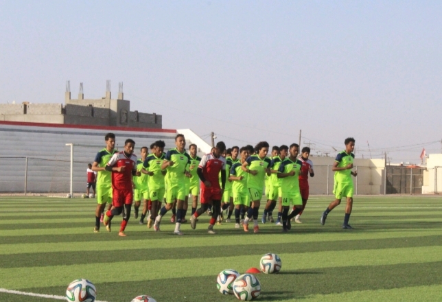 بالصور | تدريبات المنتخب اليمني الأولمبي ضمن المعسكر الدريبي الداخلي في محافظة المهره