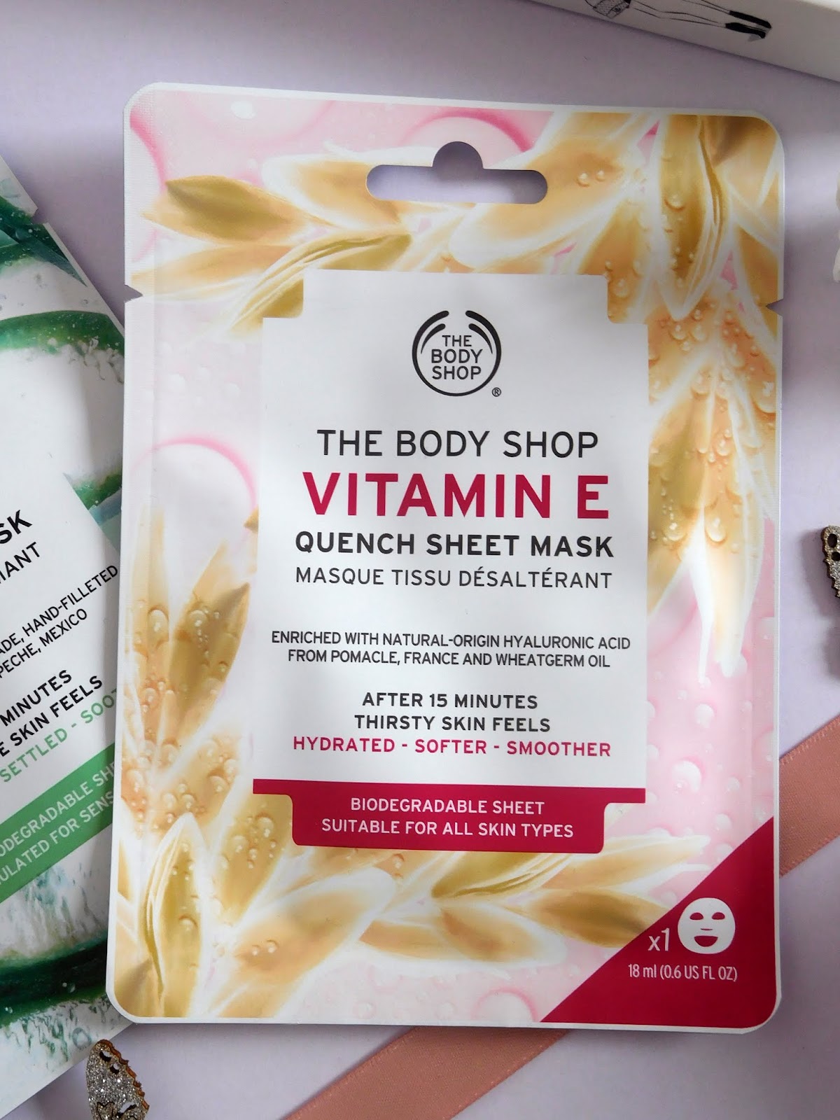 Traditie hoffelijkheid Betekenis The Body Shop Aloe Calm Sheet Mask and Vitamin E Quench Sheet Mask Reviews