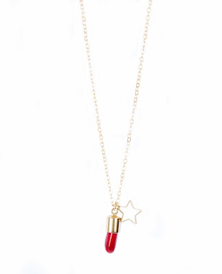 Collier fantaisie corail