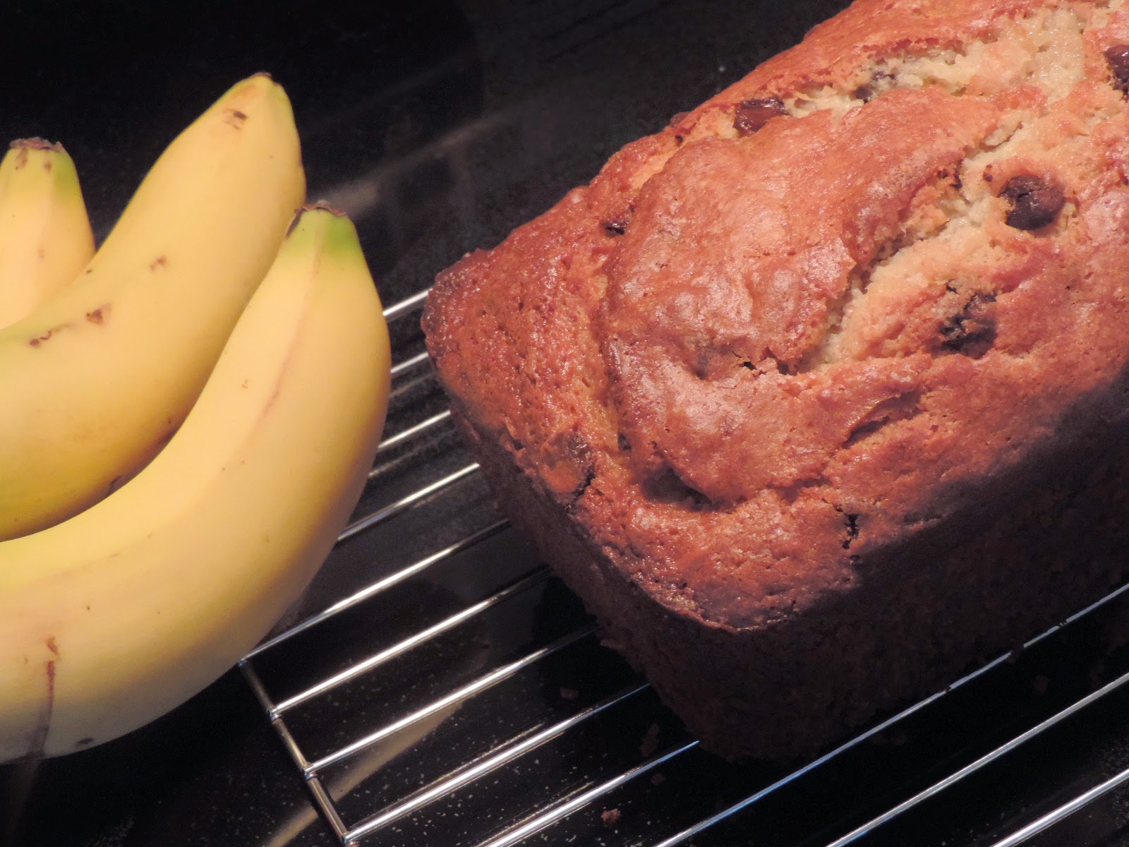 Maman Mélanie cuisine Pain aux bananes et brisures de chocolat