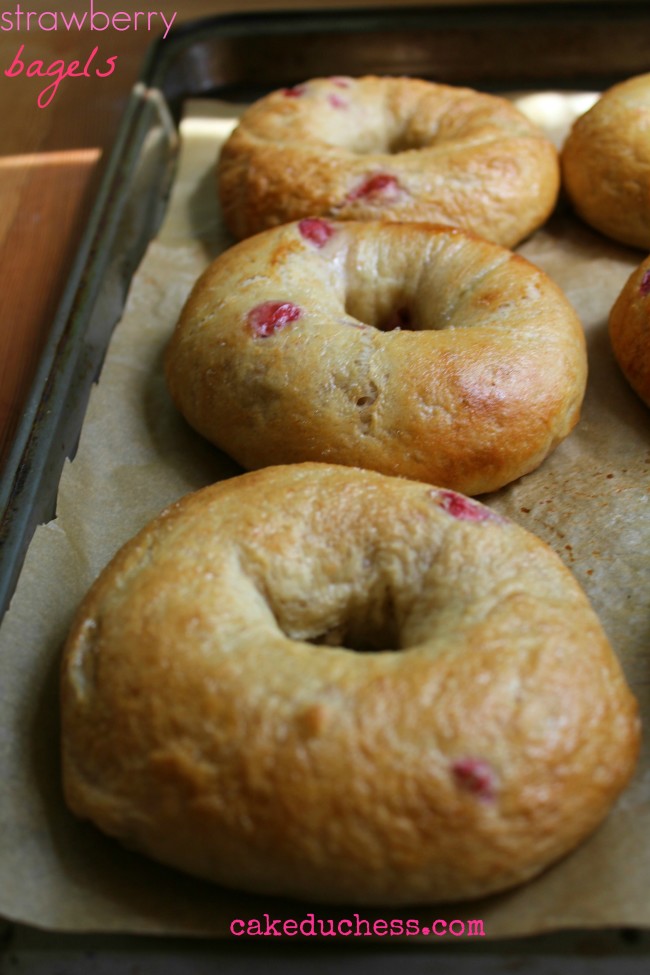 Strawberry Bagels TwelveLoaves Savoring Italy
