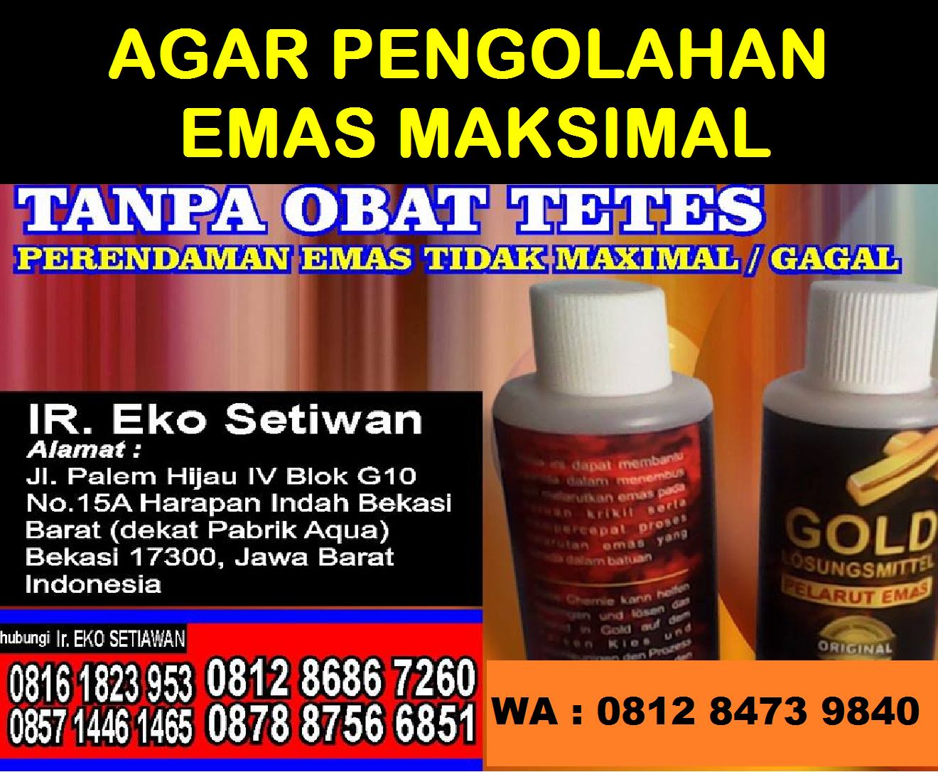 OBAT TETES PELARUT EMAS