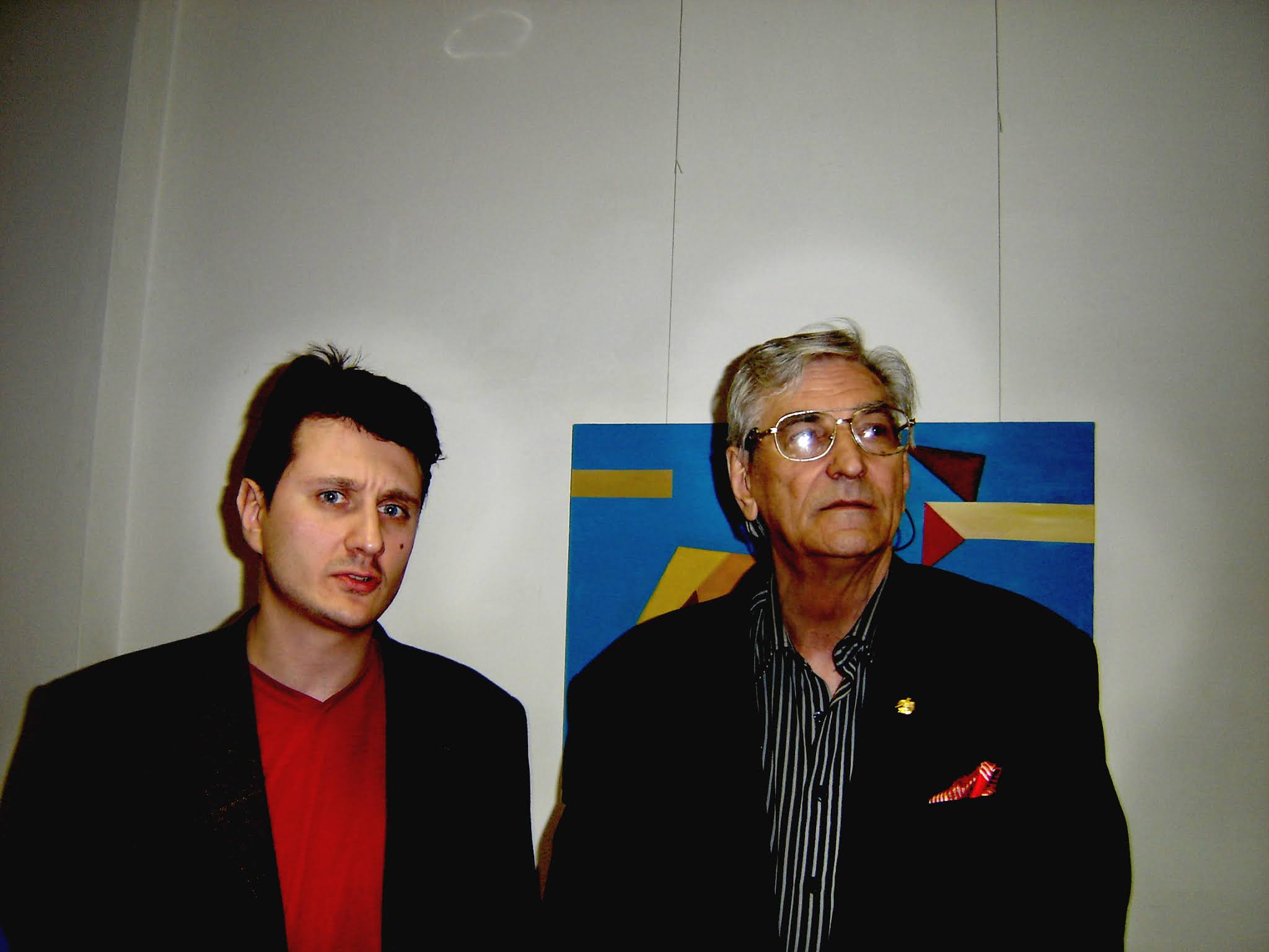 Эдуард Дробицкий и Александр Трифонов в галерее А-3 17 апреля 2006