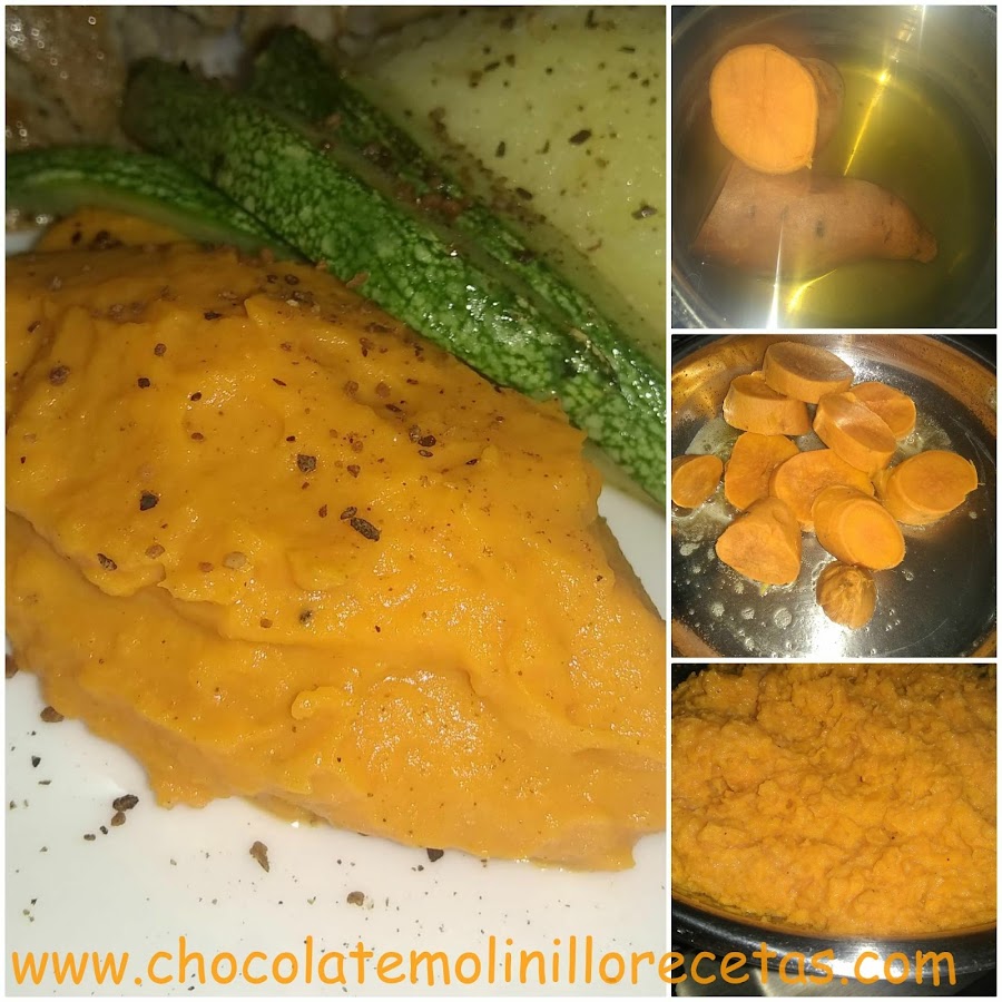 Pure de camote amarillo