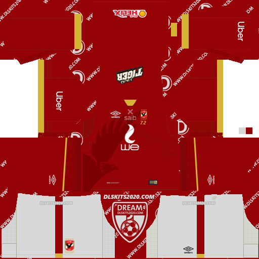 Al Ahly kit 2021-2022 home kit dream league soccer 2019