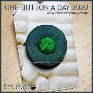 One Button a Day 2020 by Gina Barrett - Day 28 : Bolster