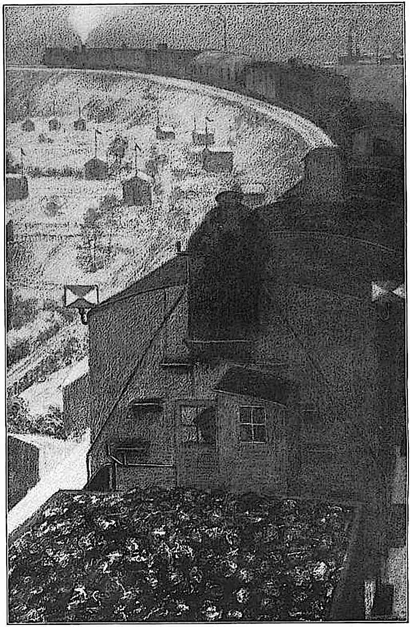 1912 illustration a 1912 illustration of a giant freight train