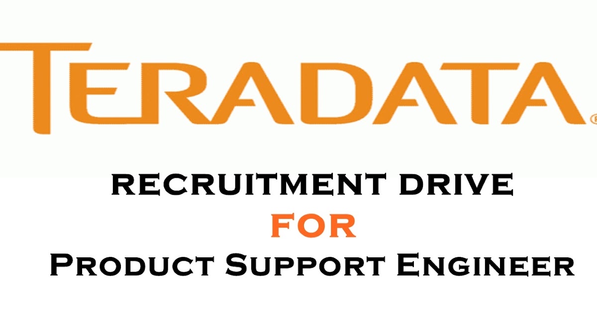 NEW JOBS UPDATES Teradata Recruitment Drive