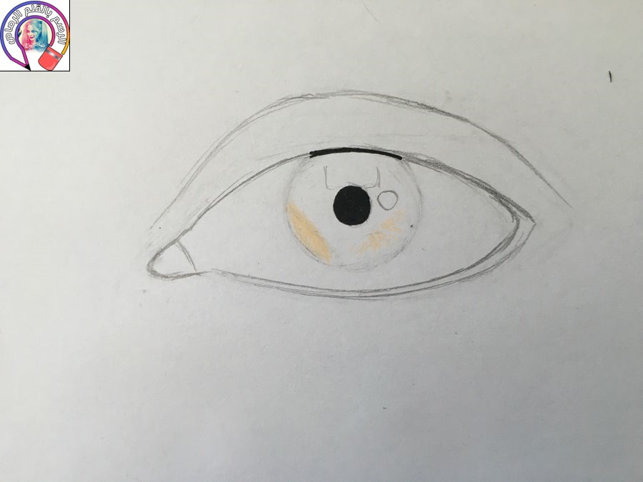 كيفية رسم العين بالألوان الخشبية وجعلها تبدو واقعية