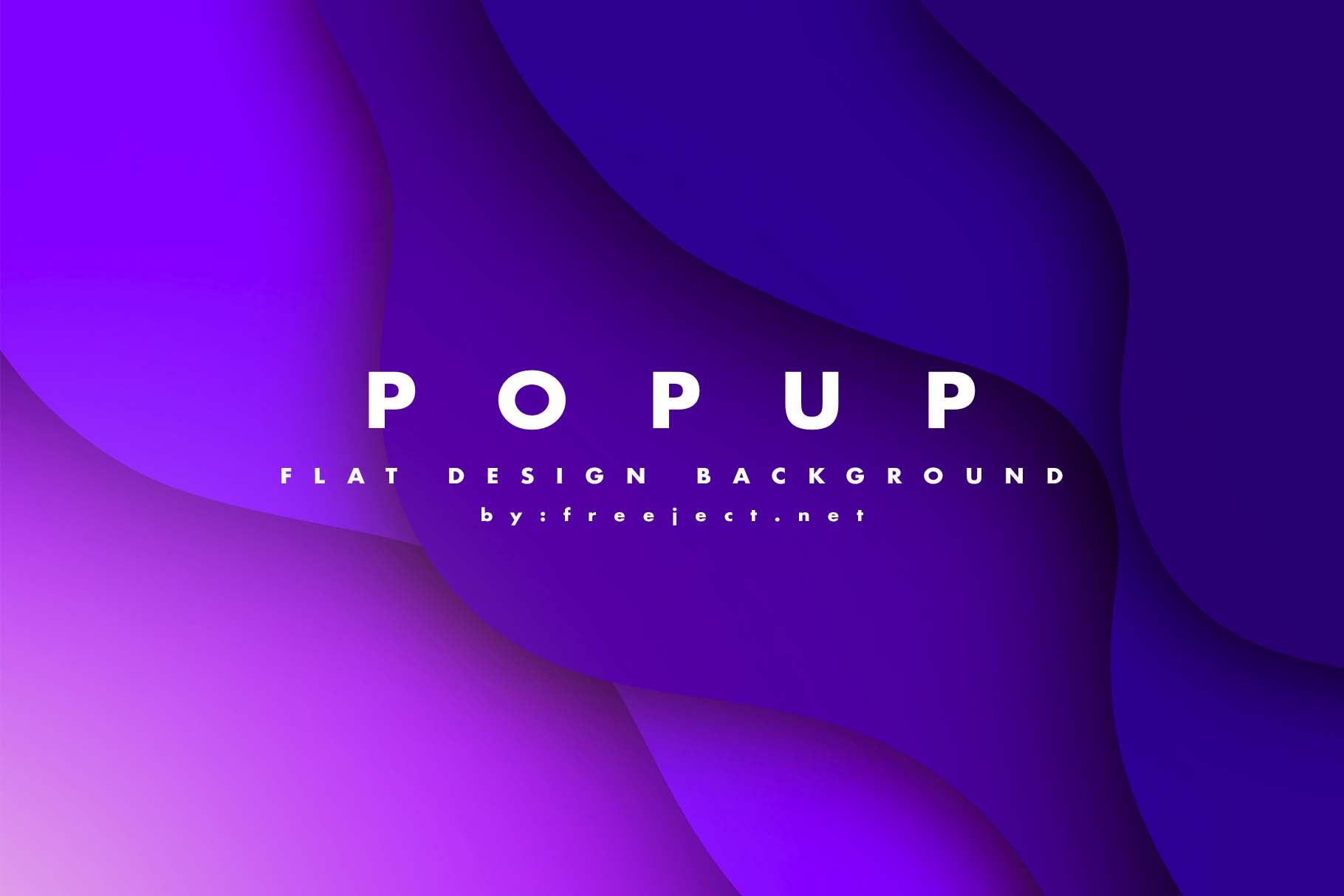 Free Download 3 Pop Up Flat Design Background JPG File