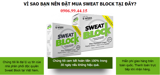 Sweat Block đặc trị hôi nách số 1 nhập khẩu Mỹ - Kiểm soát mùi hiệu quả Tuyen1