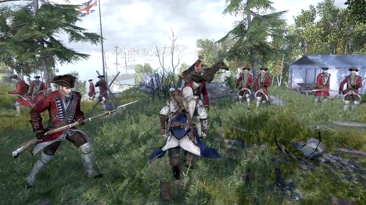 Краткий обзор игры. Ассасин Крид 3. Assassin's Creed 3 мультиплеер. Ассасин Крид 3 бой. Assassin's Creed 3 Гренадер.