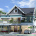 Beautiful 4 bedroom mixed roof 3D elevation and 2D plan