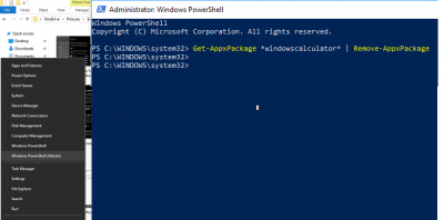 PowerShell 스크립트를 사용하여 기본 제공 Windows 10 앱 제거