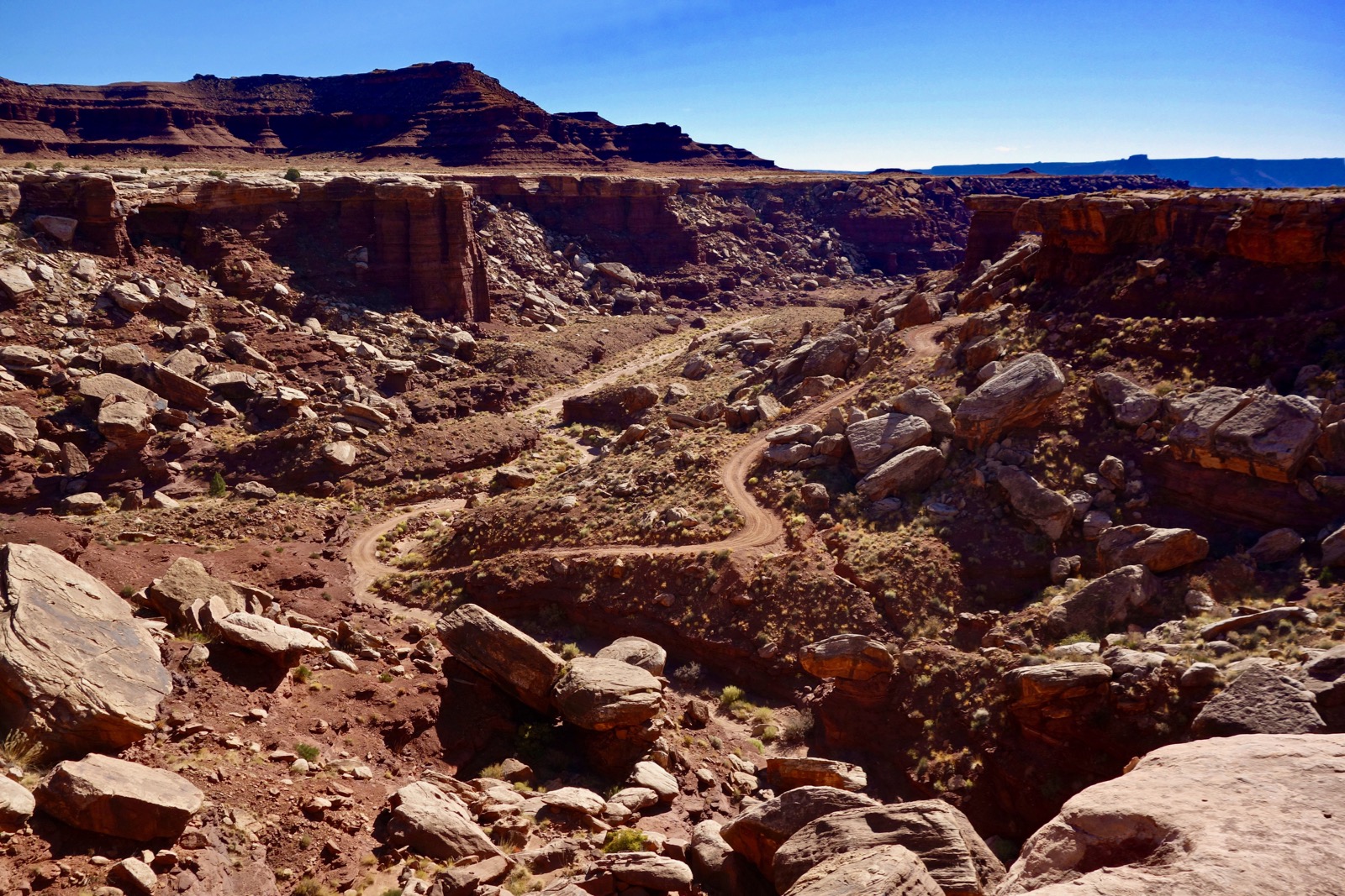 Earthline The American West Lathrop Canyon Trail to White Rim Road