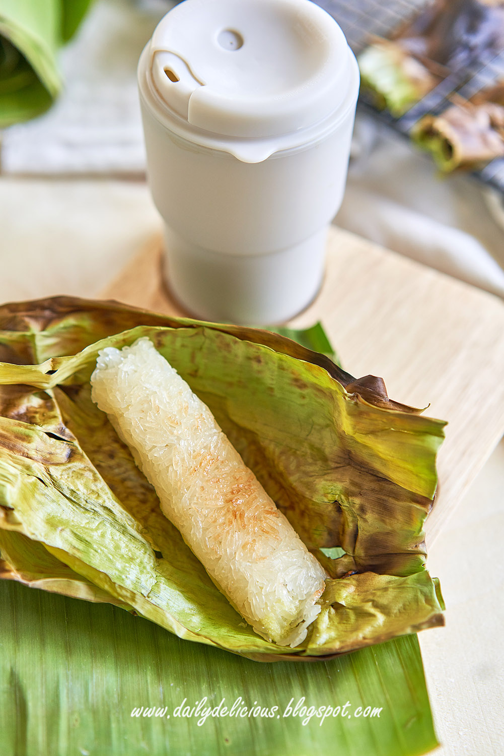 dailydelicious Grilled Coconut Sticky Rice