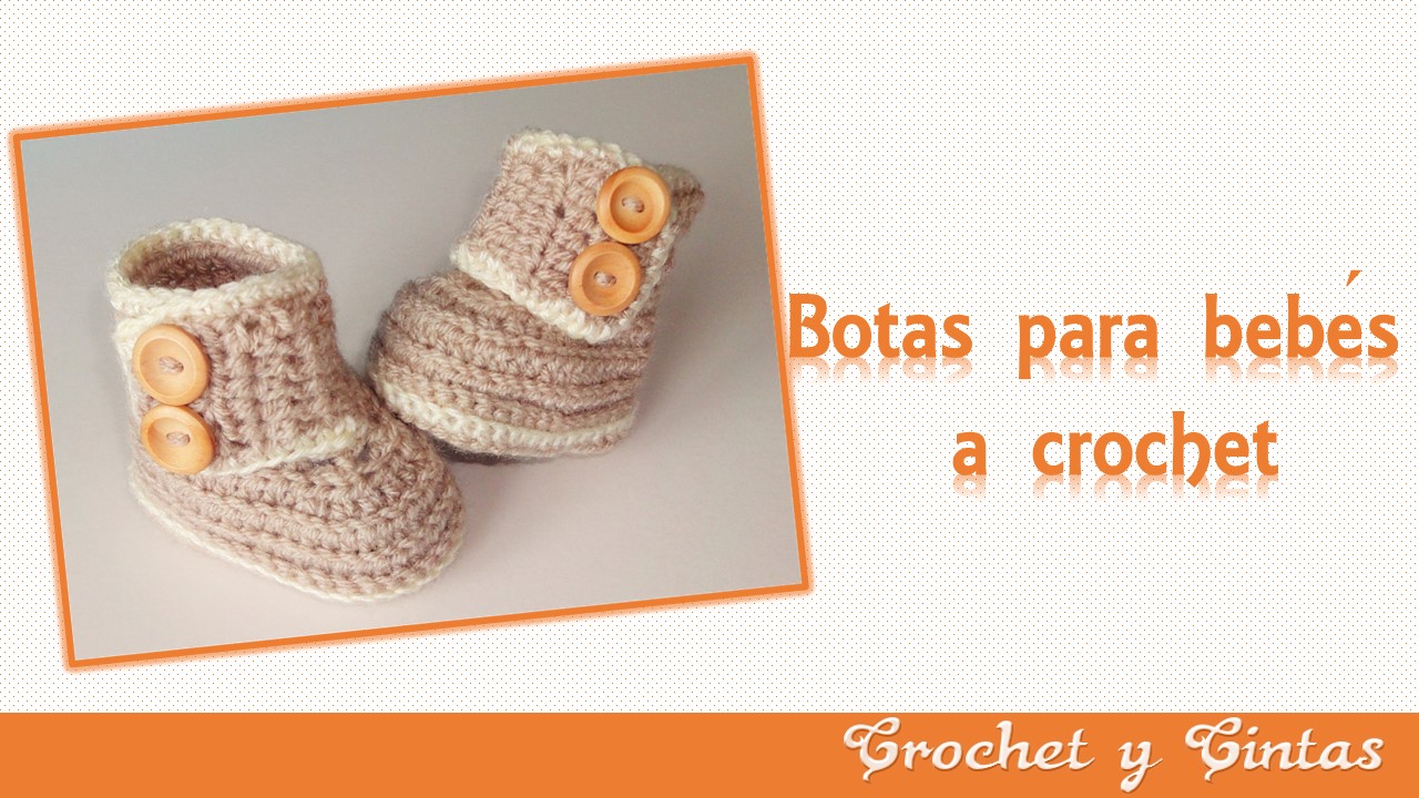 animal armario Comprometido Botas – zapatos para bebés tejidas a crochet o ganchillo ~ Crochet y Cintas