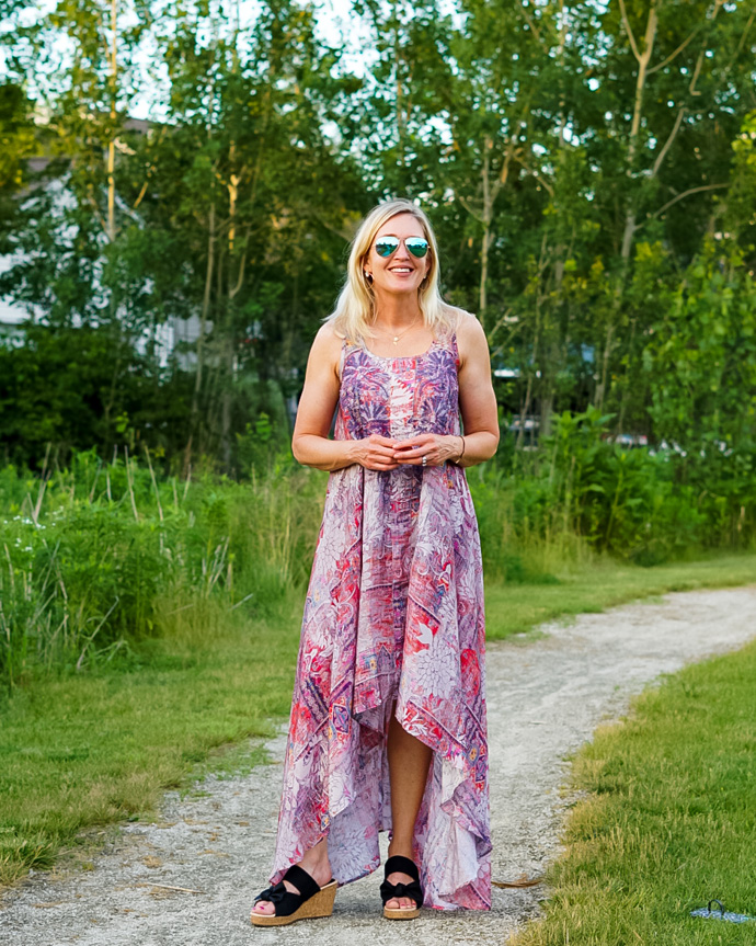 boho embroidered maxi dress