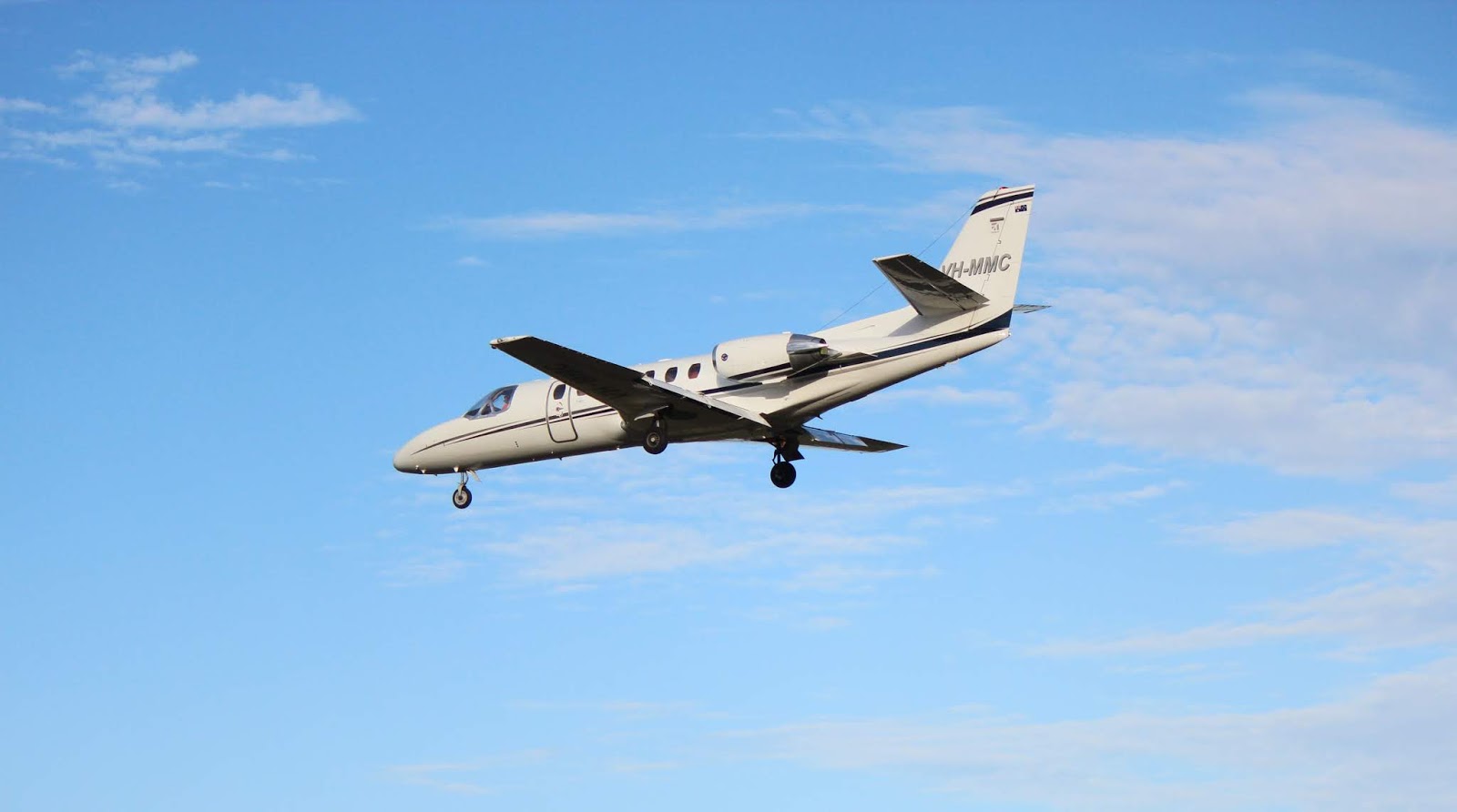 Cessna Citation returns to Sunshine Coast base.