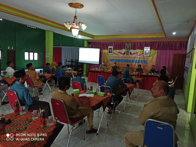 Babinsa Menghadiri Musrenbangdes Kecamatan Manisrenggo