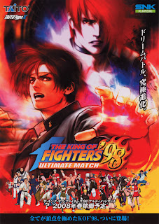 The King of Fighters 98+arcade+game+portable+retro+fighter+art+flyer