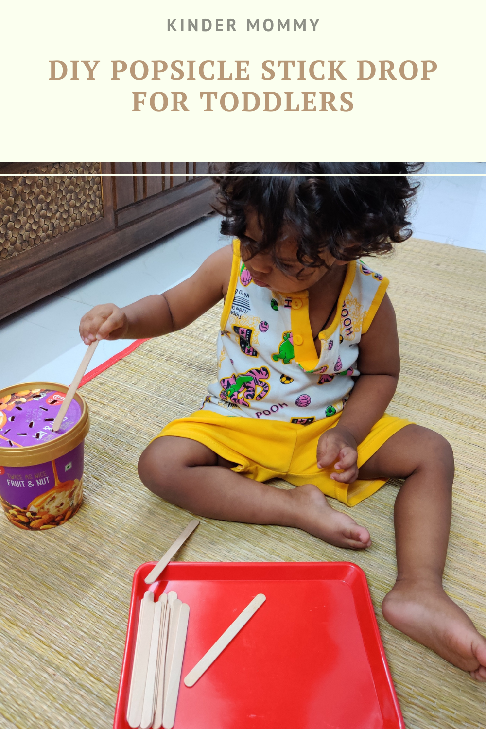 DIY Popsicle Stick Drop