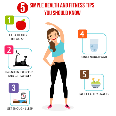 5 Simple Health and Fitness Tips You Should know. 5 Simple Health and Fitness Tips You Should know.