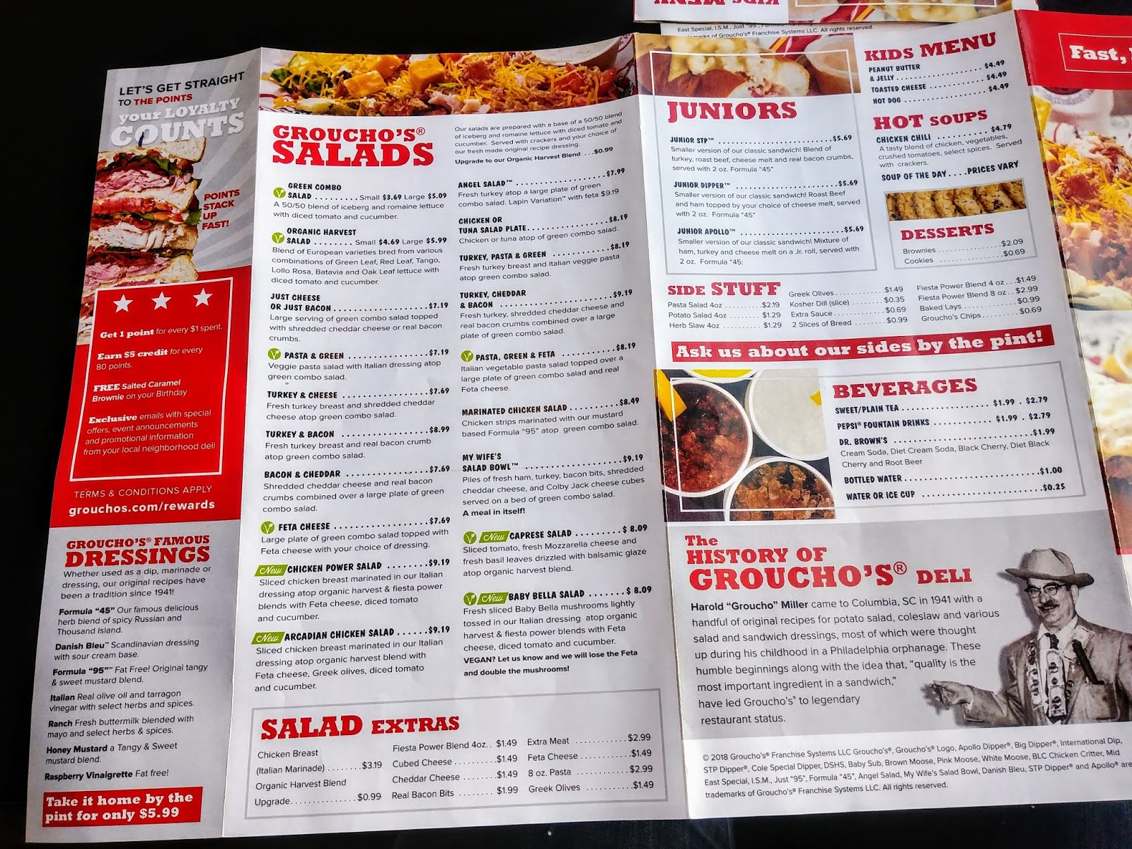 Another Mile Another Destination Blog Groucho’s Deli, Augusta,