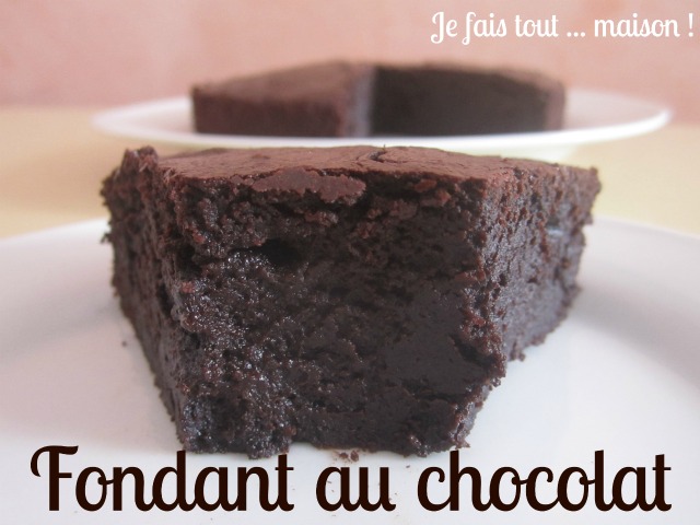 Fondant Au Chocolat Et Au Lait Concentre Non Sucre