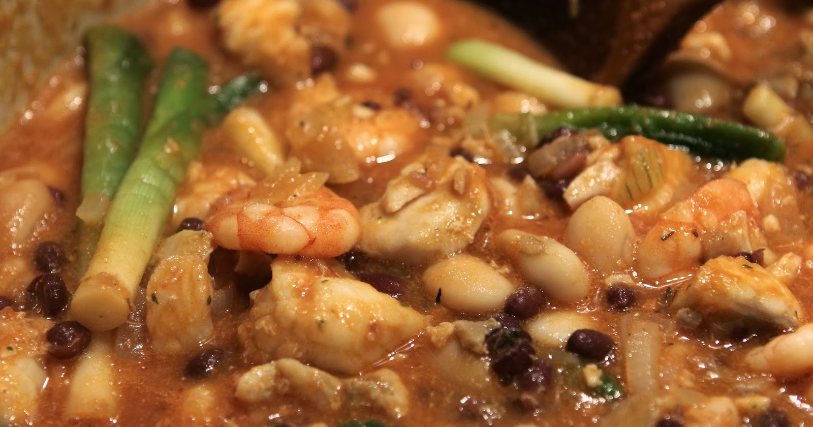 Gluten Free Alchemist Fish & Bean Stew warming and perfect for winter