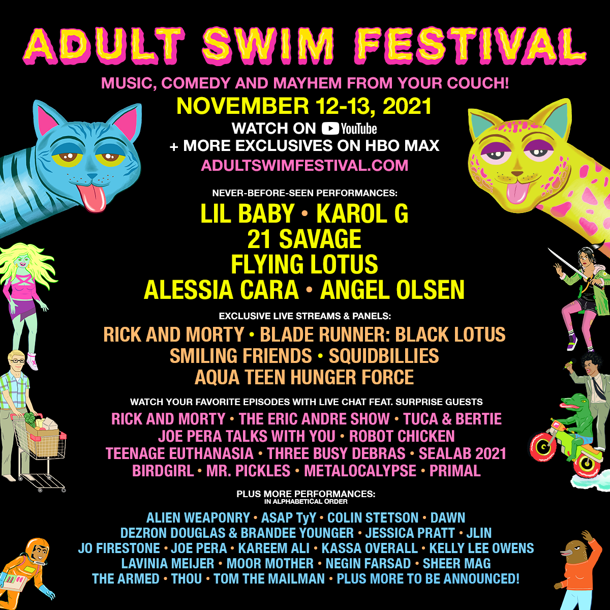 Virtual Adult Swim Festival Returns This November AFA Animation For Adults Animation News, Reviews, Articles, Podcasts and More