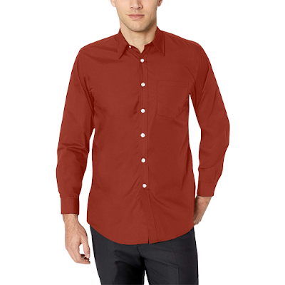Gomagear Fit Dark Red Long Sleeve Shirt