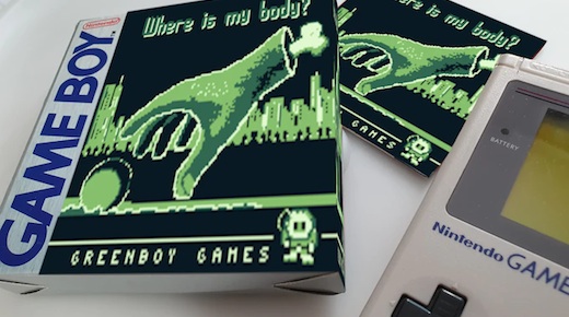 Disponible en cartucho Where is my body", nuevo juego para Game Boy
