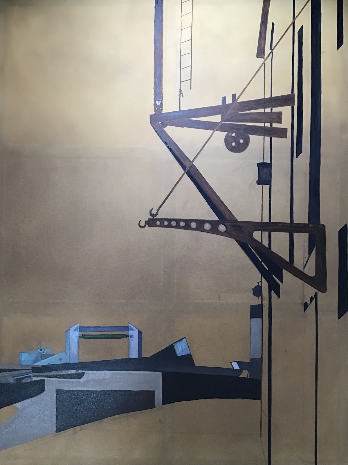 Maggiesblog Painting Cargo Hoist