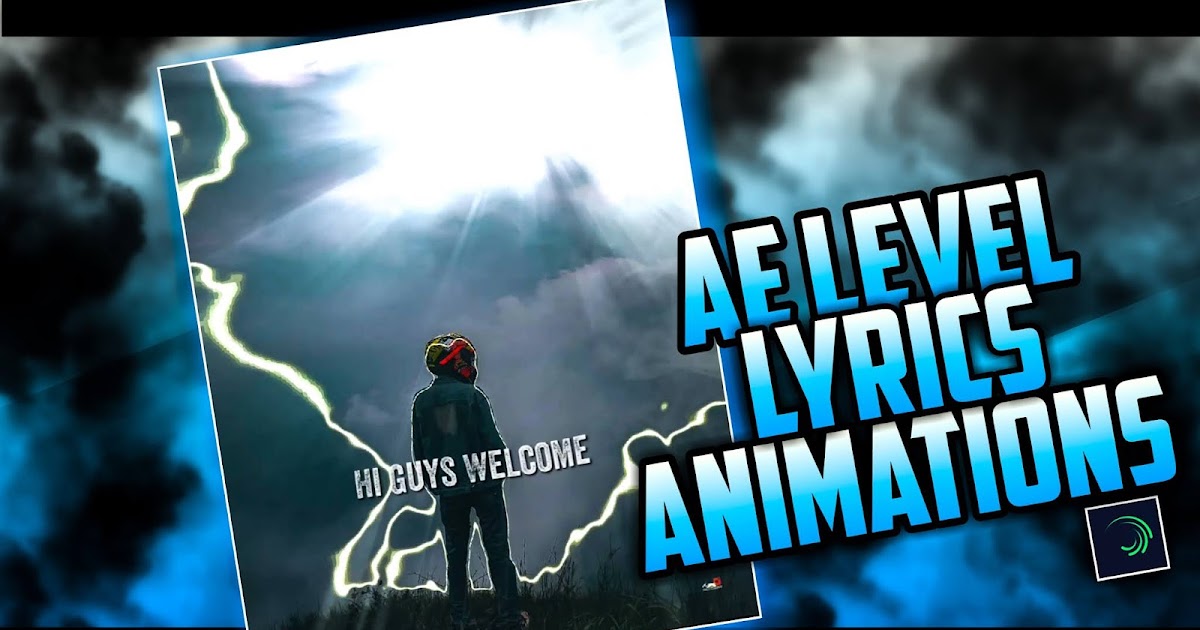 Alight motion Lyric edit #glowscan