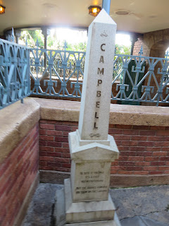 Campbell Tombstone Haunted Mansion Magic Kingdom Walt Disney World