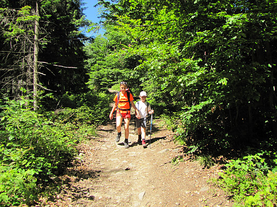 Runek już za nami (1005 m n.p.m.).