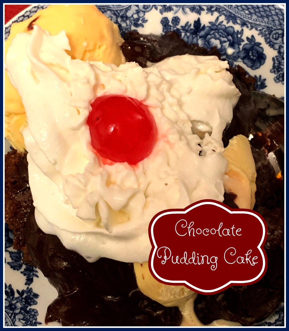 Sweet Tea and Cornbread Slow Cooker Chocolate Pudding Cake!