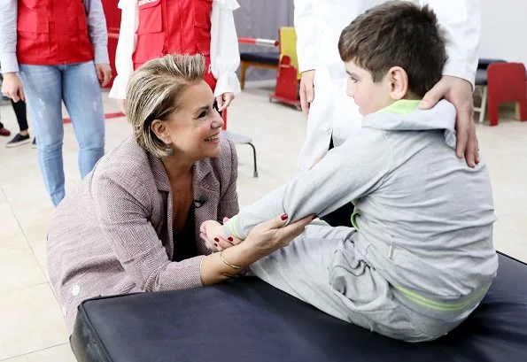 Grand Duchess Maria Teresa visited Arcenciel Foundation headquarters in Taanayel, and Bar Elias refugee camp in Bekaa Valley