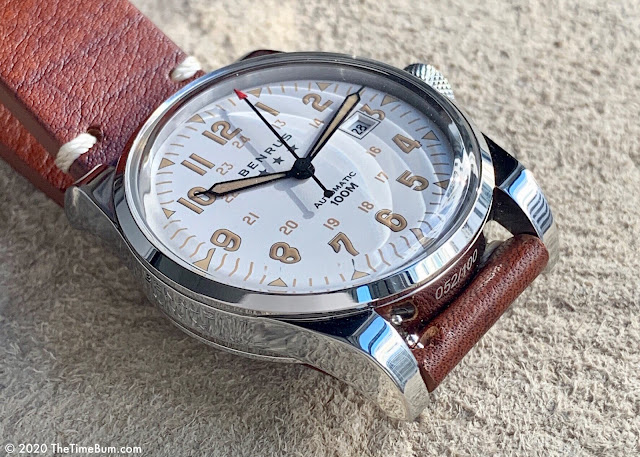 Benrus Heritage Field Watch white