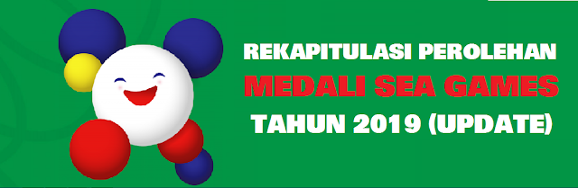  Rekapitulasi Perolehan Medali SEA GAMES Tahun 2019 (Update)  