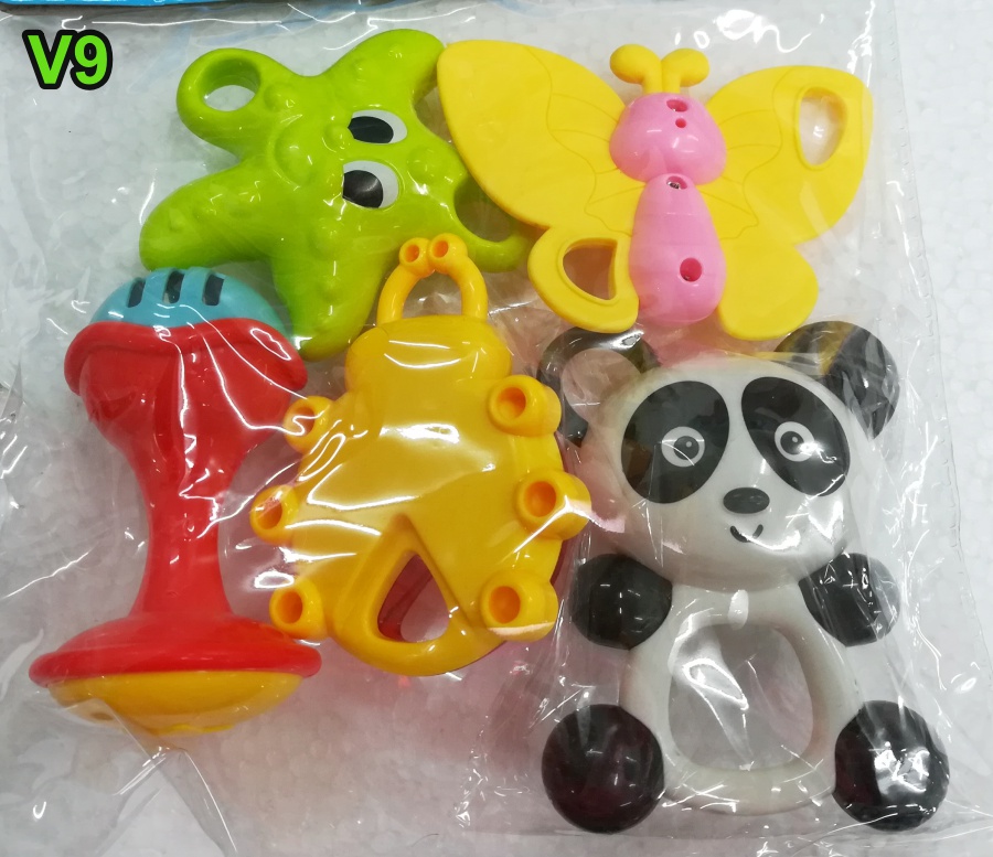 BongBongIdea BABY RATTLE TOYS WITH MOVING PARTS AND RATTLING SOUND V9