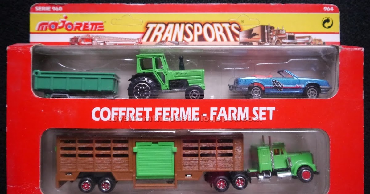 Toys from the Past: #968 MAJORETTE TRANSPORTS – COFFRET FERME