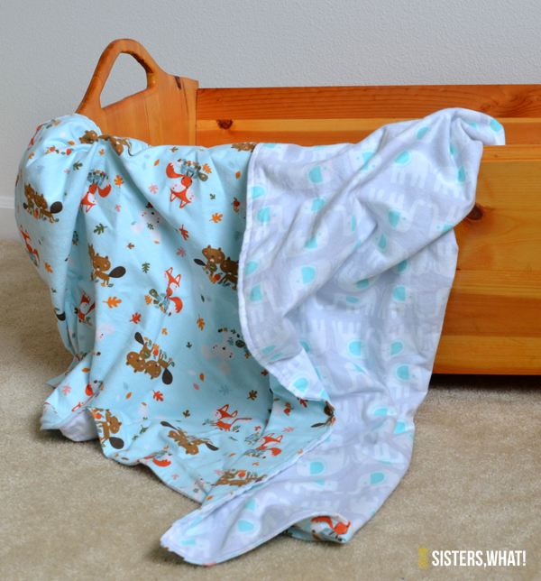 Flannel Baby Blanket Tutorial