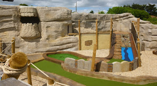 Adventure Golf course at Funder Park in Dawlish Warren Adventure Golf course at Funder Park in Dawlish Warren