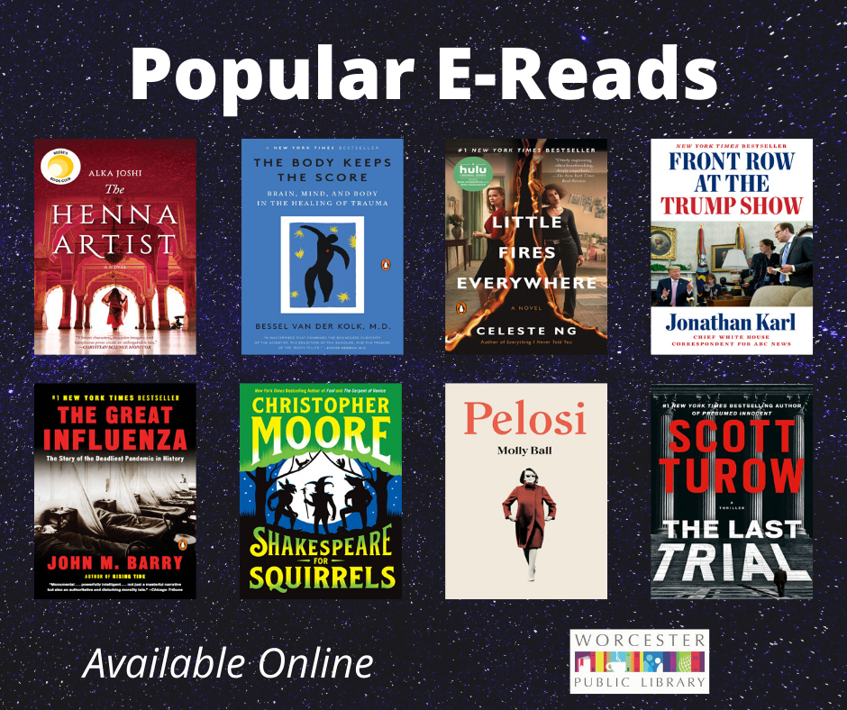 The Biblio Files by Reference WPL Popular EReads of the Week