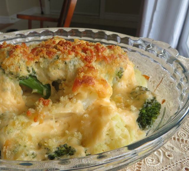 Broccoli and Cauliflower Casserole for two The English Kitchen